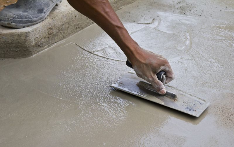 Cement Patio Pouring