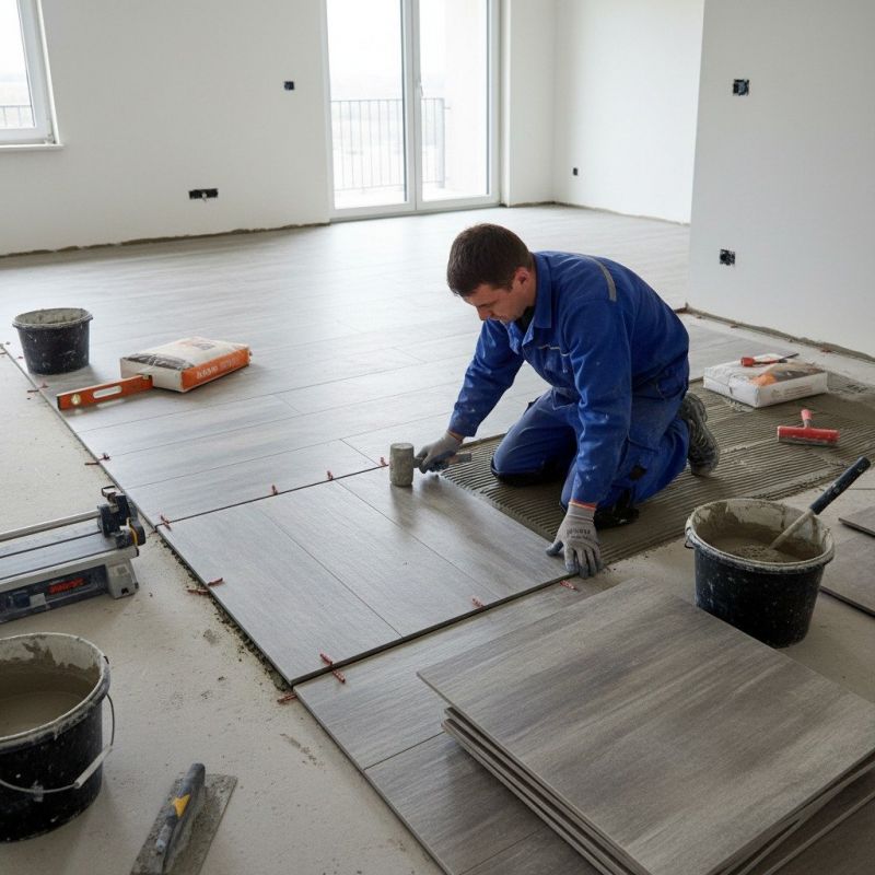 Cement Floor Installation detail