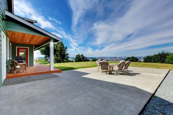 Concrete Patio Installation in Bloomington