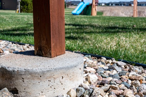 Deck Footing Installation in Bloomington