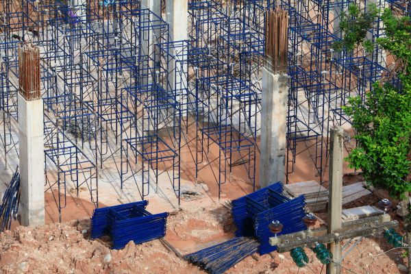 Concrete Pier Construction in Bloomington