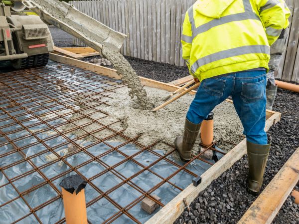 Basement Slab Pouring in Bloomington